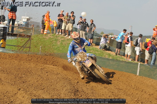 2009-10-03 Franciacorta - Motocross delle Nazioni 2709 Qualifying heat MX1 - Antonio Cairoli - Yamaha 450 ITA